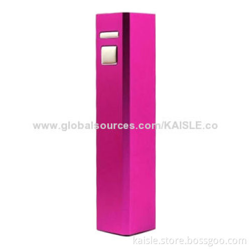 Power Banks with 2,200mAh Capacity, Metal Case, Short Charge Protect